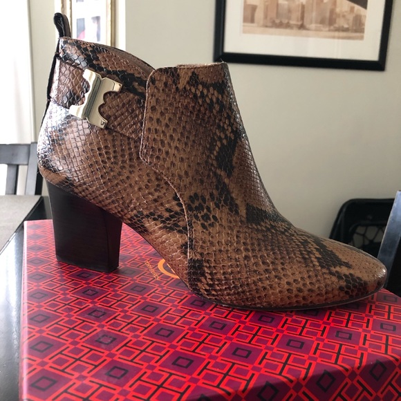 tory burch snakeskin boots